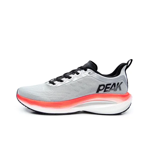 PEAK Беговые кроссовки Низкий Топ Ледяной Серый/Оранжевый Мужской