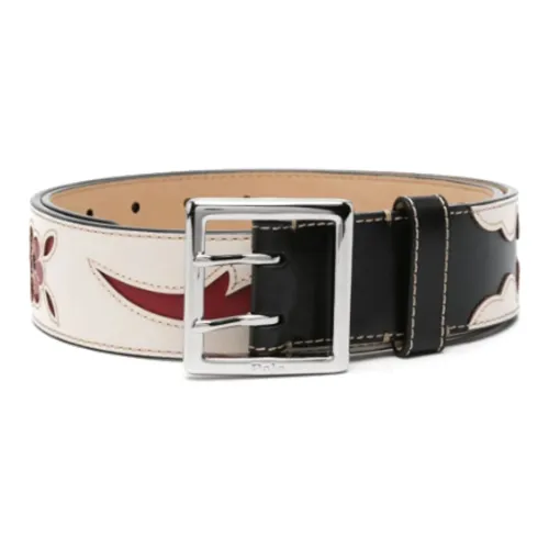 Polo Ralph Lauren Cut Out Детали Шпилька Кожаные ремни Женские Многоцветный