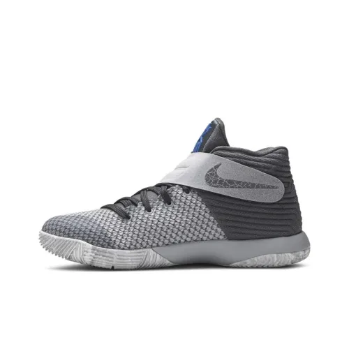 Nike Kyrie 2 Амортизаторы Shock противоскользящие и устойчивые к истиранию баскетбольные кроссовки Mid топ мужские серые