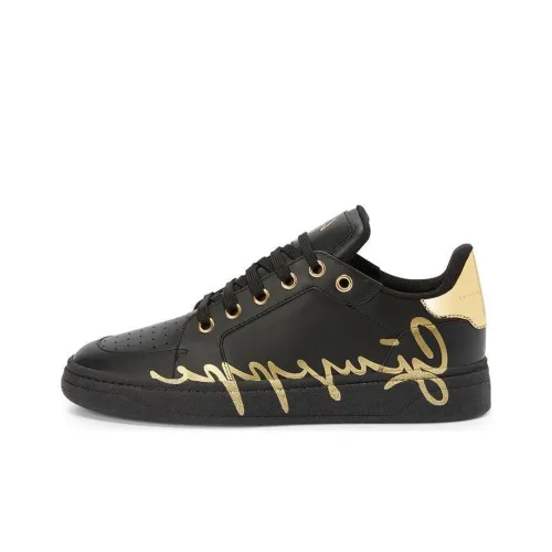 Giuseppe Zanotti Gz94 Скейтборд Кроссовки Низкие Черные Мужские