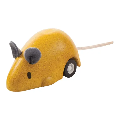 PLANTOYS Little Mouse Strength Bike Деревянный PUSH Pull Уокер Развивающие игрушки