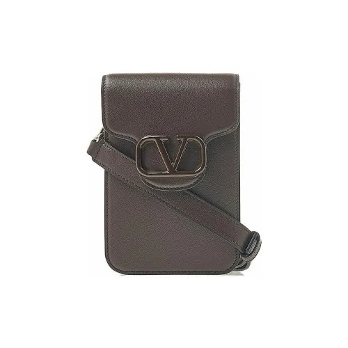 Valentino Чехол для телефона из телячьей кожи унисекс коричневый