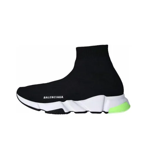 Balenciaga Speedrunner High Топ Повседневная обувь Мужская Черный Зеленый