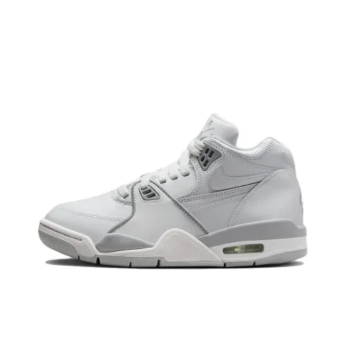 Nike Air Pilot 89 Устойчивый к истиранию Дышащий Низкий Топ Винтажные Баскетбольные Кроссовки Мужские Серый Белый