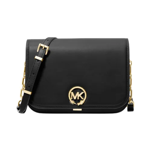 MICHAEL KORS Delancey Patched с искусственной кожей курьерская сумка сумка через плечо среднего размера женская черная