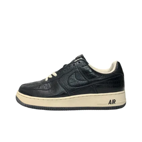 Nike Air FORCE 1 Low Топ Скейтборд Кроссовки Мужские Черные