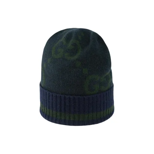 GUCCI Кашемир Шапки-бини Мужской Темно-синий