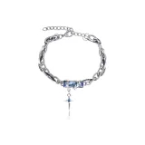 Синий, искра, звезда, браслет