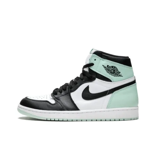 Jordan Air Jordan 1 Ретро High IGLOO High Топ Винтажные баскетбольные кроссовки Мужской Мятно-зеленый