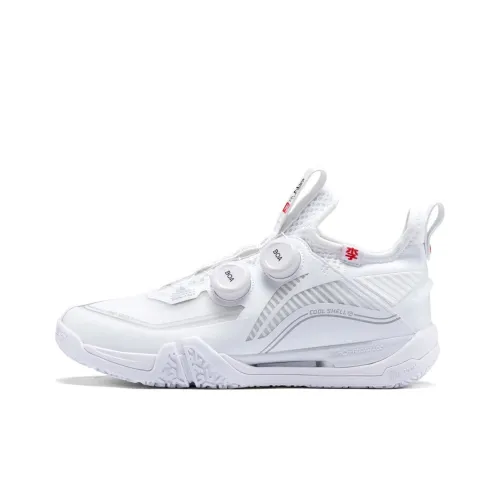 Подкладка Stick to The Ground Pilot MAX Противоскользящий Устойчивый к истиранию Низкий Топ Бадминтон Обувь Мужская Белая