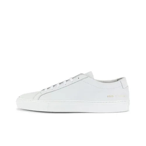 COMMON PROJECTS Низкий Топ Стильный Скейтбординг Мужской Белый