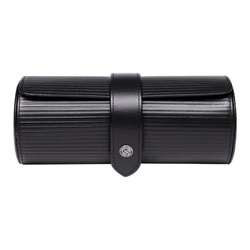 RAPPORT Кожа Часы Хранение Мешок Унисекс Черный