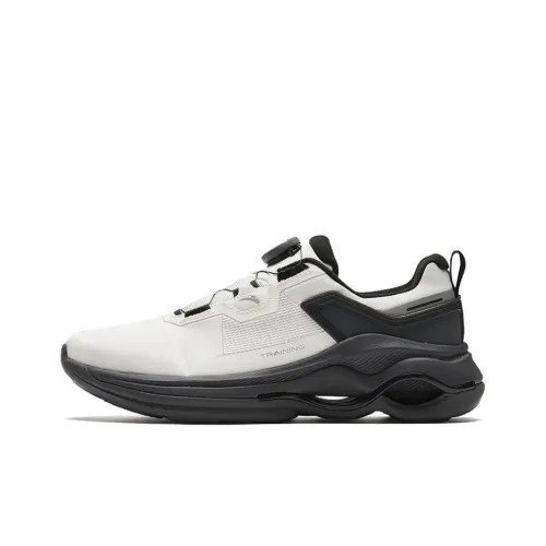 ANTA Амортизация Износостойкие Низкие Кроссовки для Бега Мужские Серый Черный