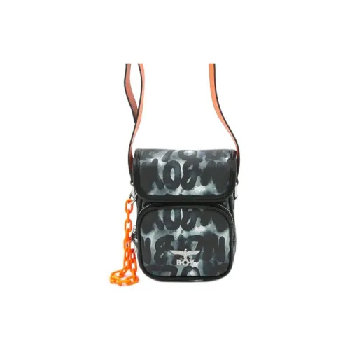 Boy London Полиуретан Сумка через плечо Сумка на плечо Унисекс Черная