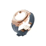 Золотой розовый корпус, серый ремень, набор одежды + инструменты