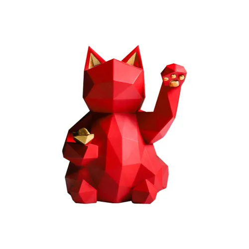 Боул Геометрический Счастливый Кот Дом Магазин Ручная Работа Трендовые Продукты