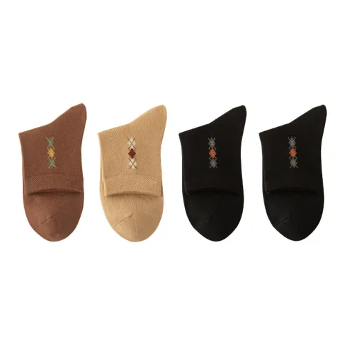 MENGNA Носки Crew Женские упаковка из 4 пар