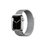 Яблоко Магнитный Сетчатый Ремешок - Серебряный