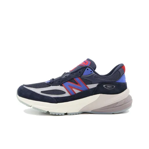 KITH X MSG x New Balance NB 990 V6 Low Топ Повседневные Беговые Кроссовки Мужские Черные Синие