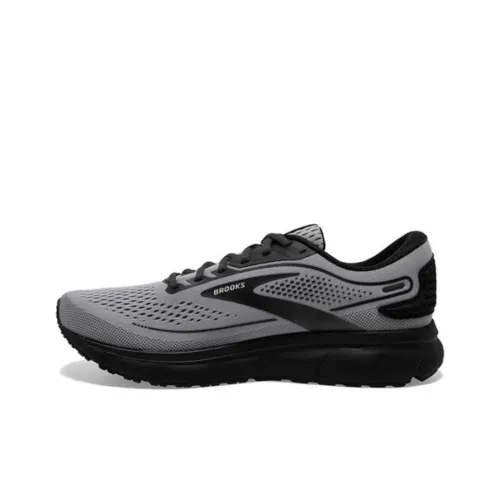 Brooks Trace 2 Slip-Resistant Abrasion-Resistant Low Top Casual Running Shoes Men's Gray Black Брэдсток Трейс 2 Противоскользящий Устойчивый к истиранию Низкий Топ Повседневные Беговые Кроссовки Мужские Серый Черный