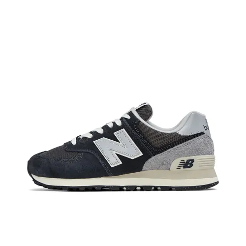 New Balance NB 574 Беговые кроссовки Низкий топ Черный Серый цвет Унисекс