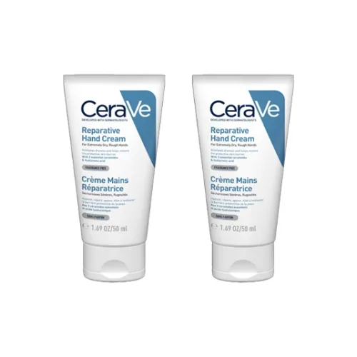 CeraVe Ceramide Barrier Ремонт Крем для рук Ароматический Увлажняющий Восстанавливающий 50 мл*2