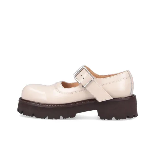 MM6 MAISON MARGIELA Грубый каблук Туфли Мэри Джейн Женские Розовый