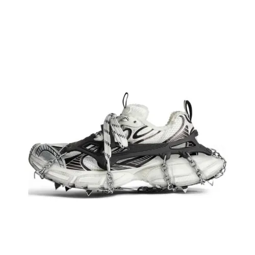 Balenciaga 3XL Низкий Топ Толстая Подошва Кроссовки Мужские Белые