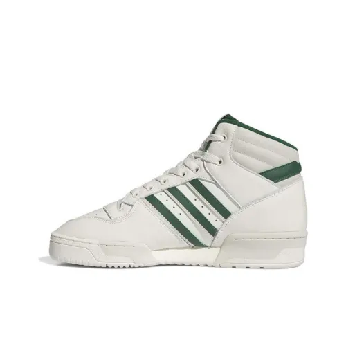 Adidas Originals Rivalry Термостойкая Скейтборд Кроссовки Высокий Верх Унисекс Белый