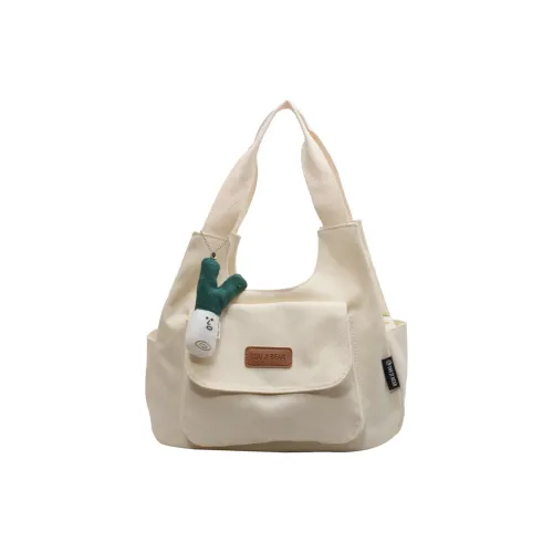 UNITE STAR Холст Тоут Сумка Сумка для покупок Сумка через плечо Женская Белая Коричневая Темно-синяя