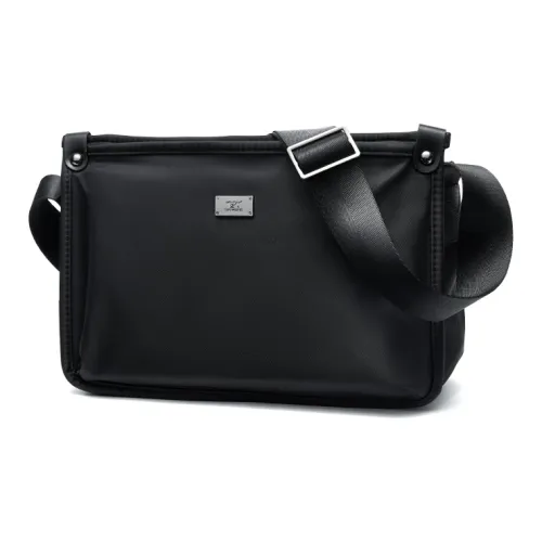 SEPTWOLVES Ткань Сумка через плечо QPL Стандартная Мужская Черная