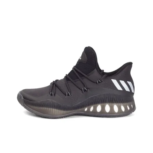 Adidas Crazy Explosive Slip-Resistant Abrasion-Resistant Lightweight Low-Top Basketball Shoes Men's Black Adidas Crazy Explosive противоскользящие устойчивые к истиранию легкие низкие кеды для баскетбола мужские черные
