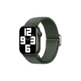 Яблоко Ткань Вязаный Ремень - Оливково-зеленый