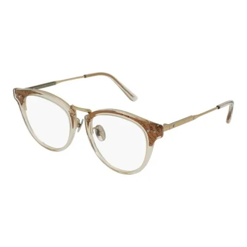 Bottega Veneta Ацетат Прямоугольные Оправы для Очков Женские Золотые