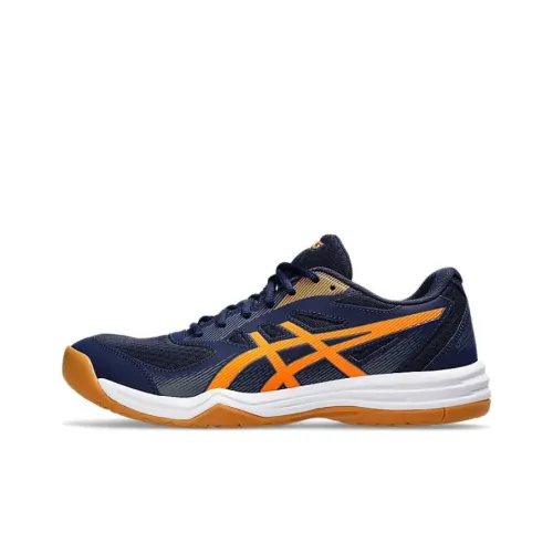 Asics Гель UPCOURT Low Топ Кроссовки для тренировок Мужской Синий