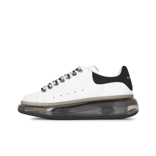 Alexander McQueen Oversized Sneaker Low Топ Стильные Скейтбординги Женские Белый Черный