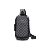 Шахматный узор, черный