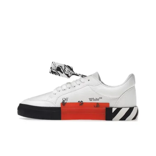 OFF Белый Vulcanized Low Top Кеды Мужские