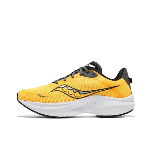 Saucony Axon Pulse 3 Беговые кроссовки Низкий топ Желтый черный Мужской