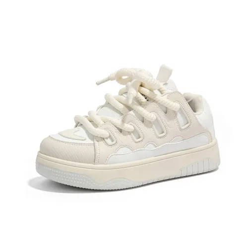 Humanism 1986 Низкие Кроссовки для скейтбординга Женские Белые