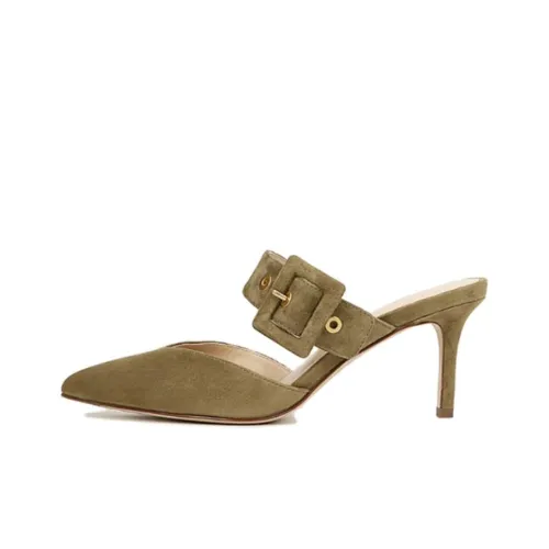 Veronica Beard Домашние тапочки 5 см Женские Зеленые