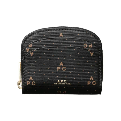 A.P.C Хлопок с полиуретаном кошелек мини женский черный