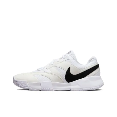 Nike Court Lite 4 Теннисные кроссовки Низкий топ Бежевый Белый Черный Мужской