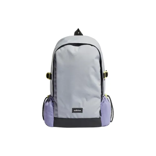 ADIDAS NEO Переработанный полиэстер Рюкзак Средний Unisex Light Серебряный Фиолетовый Лимон