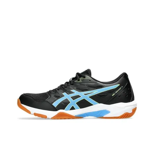 Asics Gel Rocket 11 Low Top Тренировочные Кроссовки Мужские Черные