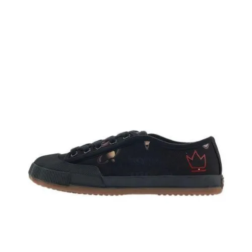 Vivienne Westwood Canvas Shoes Low Top Black Women's