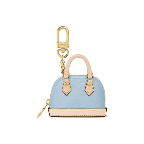 LOUIS VUITTON Micro Alma Кожа Сумка Аксессуар Extra Mini Женский Синий