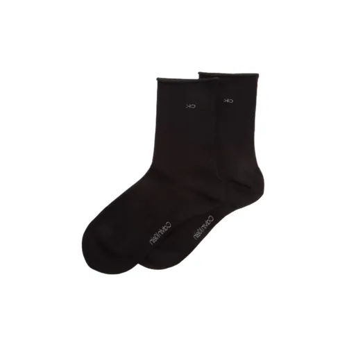 Calvin Klein 2 шт черные женские носки MID до икры