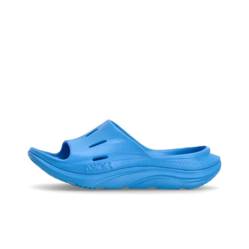 HOKA ONE ONE Ora Recovery Slide 3 Слипоны Синий Мужской