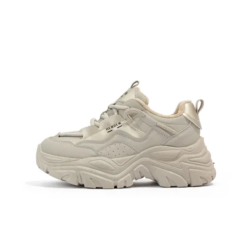 Humanism 1986 Низкий топ кеды 4CM женские серые